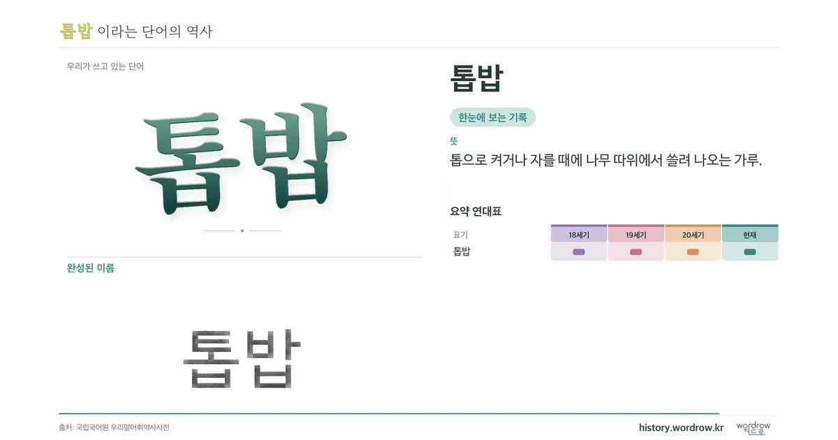 톱밥 대표 이미지