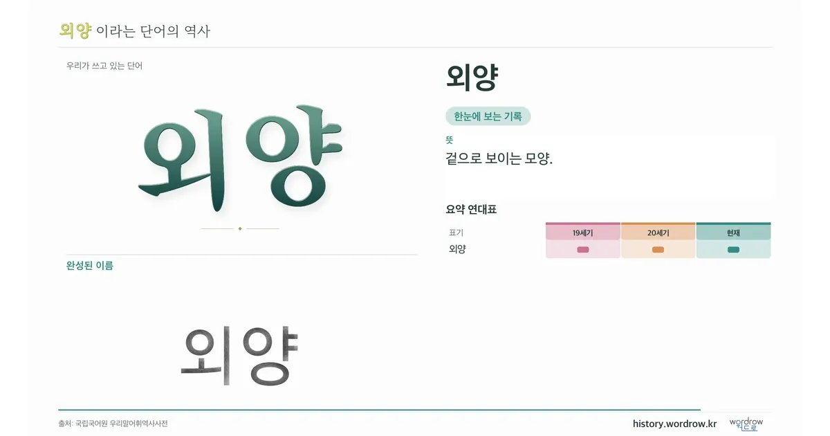 외양 대표 이미지
