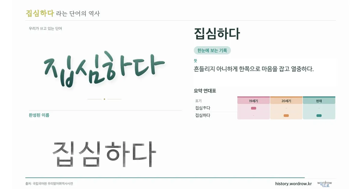집심하다 대표 이미지