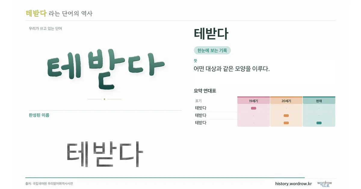 테받다 대표 이미지