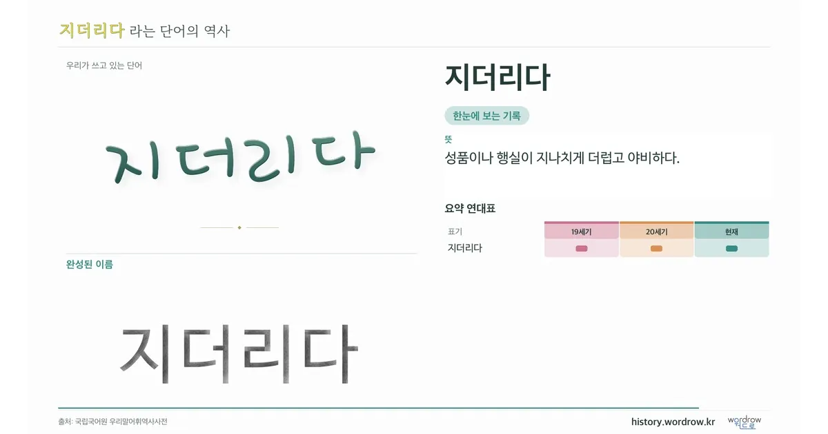 지더리다 대표 이미지