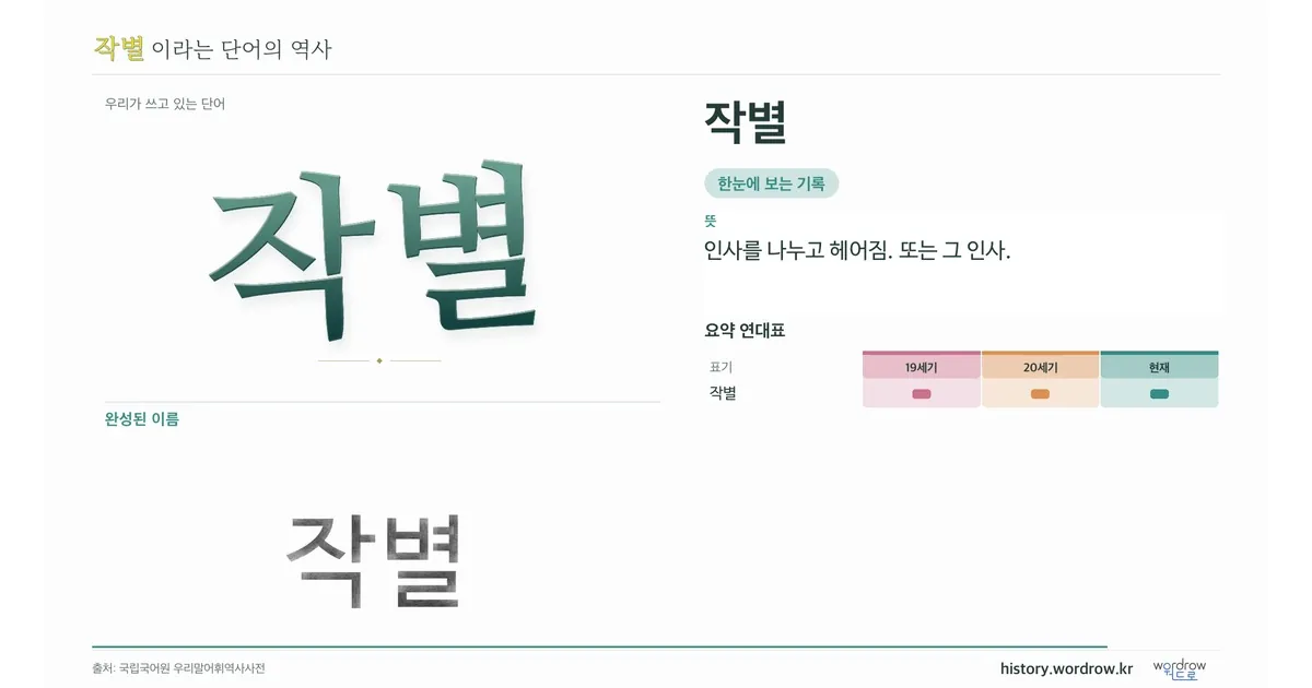 작별 대표 이미지