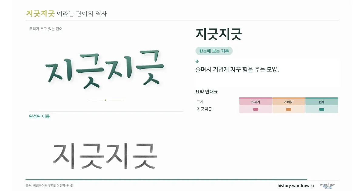 지긋지긋 대표 이미지