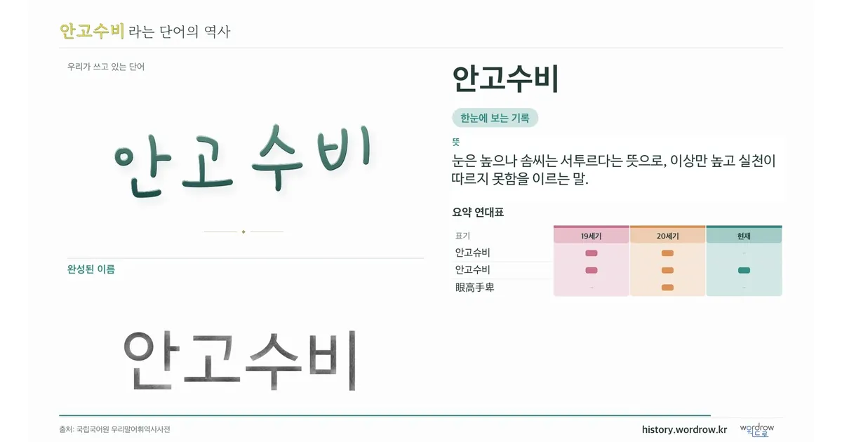안고수비 대표 이미지