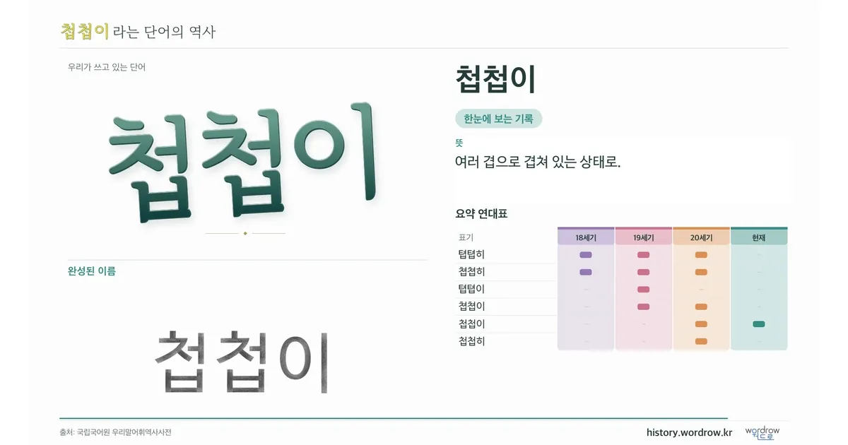 첩첩이 대표 이미지