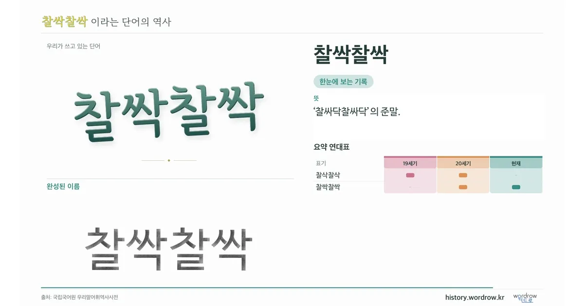 찰싹찰싹 대표 이미지