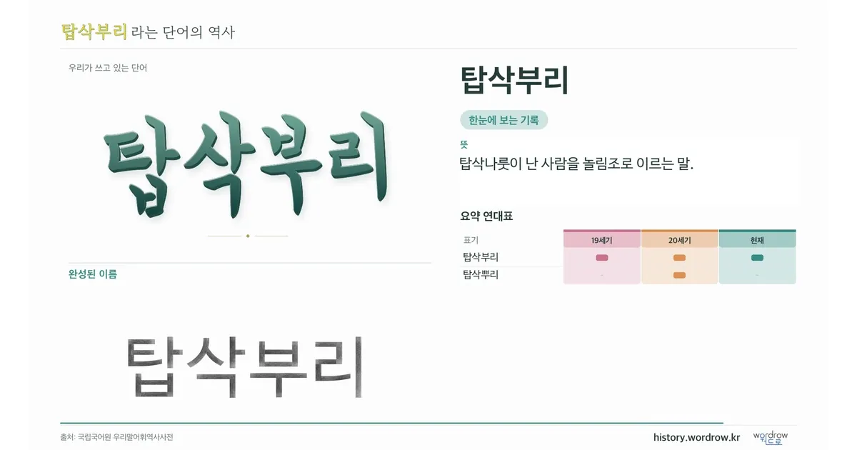 탑삭부리 대표 이미지