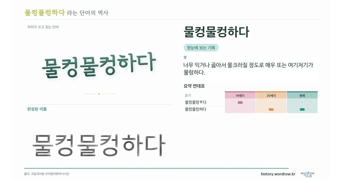 물컹물컹하다 대표 이미지