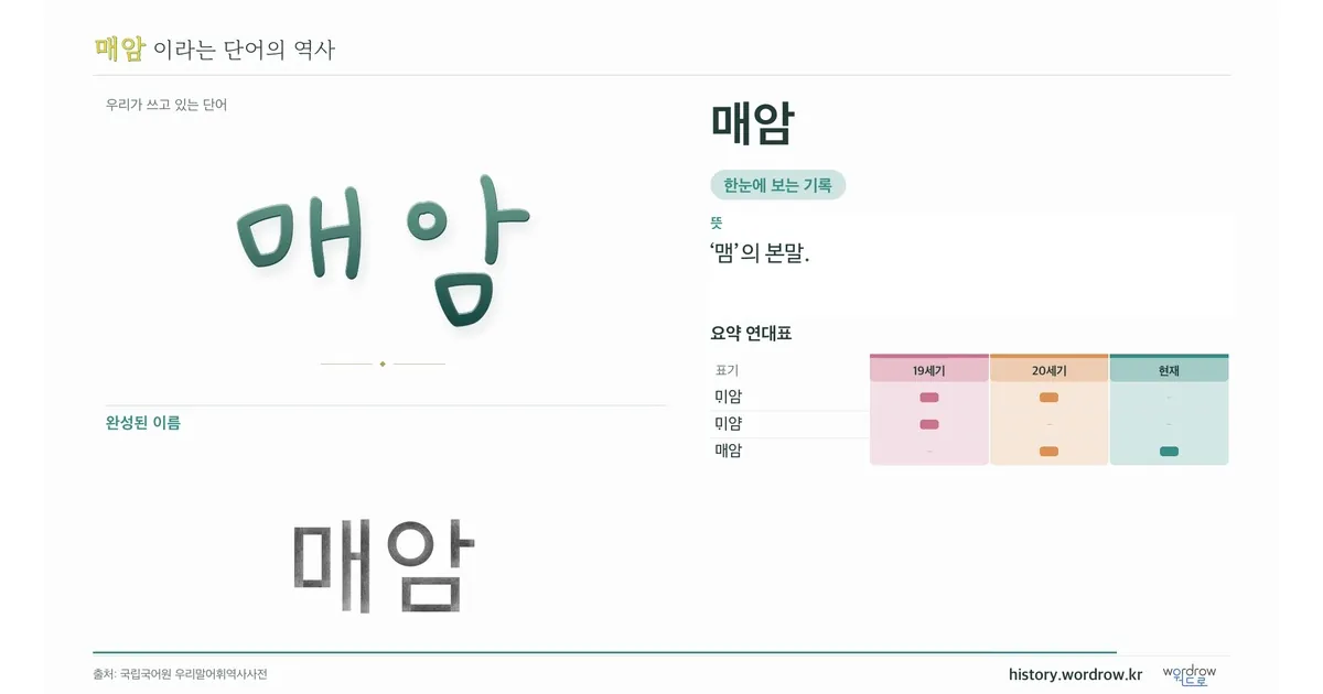 매암 대표 이미지