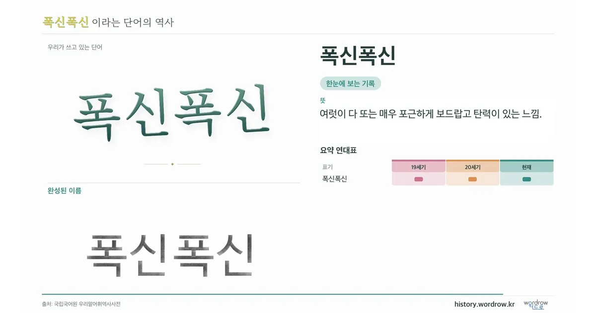 폭신폭신 대표 이미지