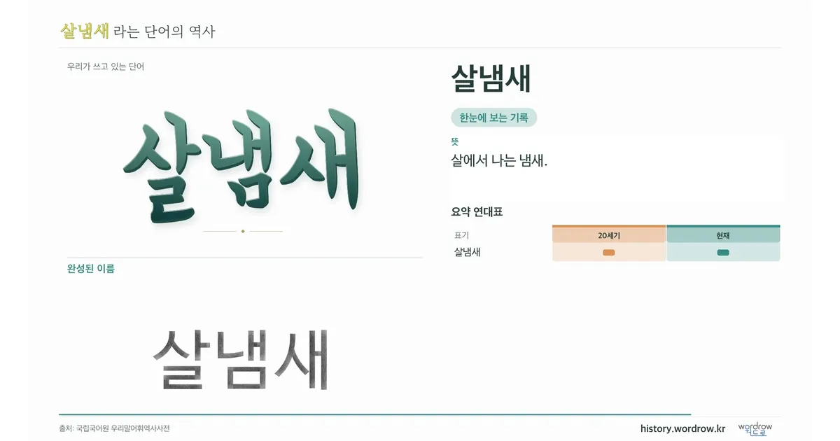 살냄새 대표 이미지