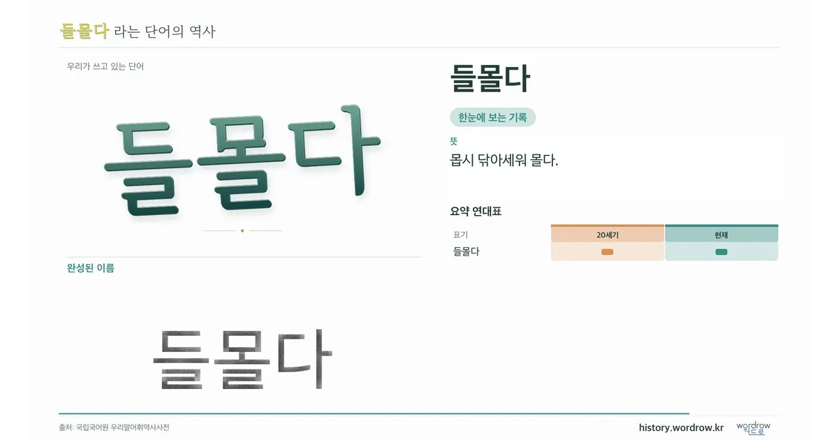 들몰다 대표 이미지