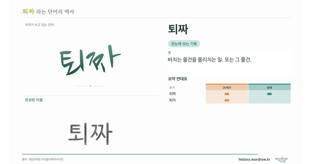 퇴짜 대표 이미지