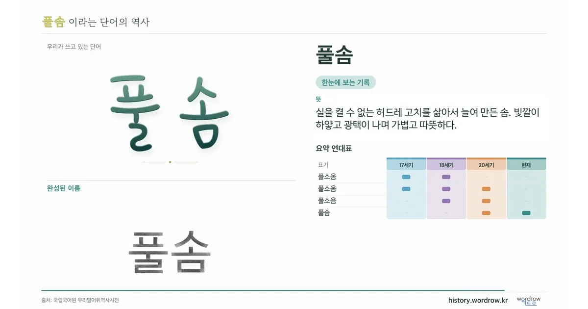 풀솜 대표 이미지