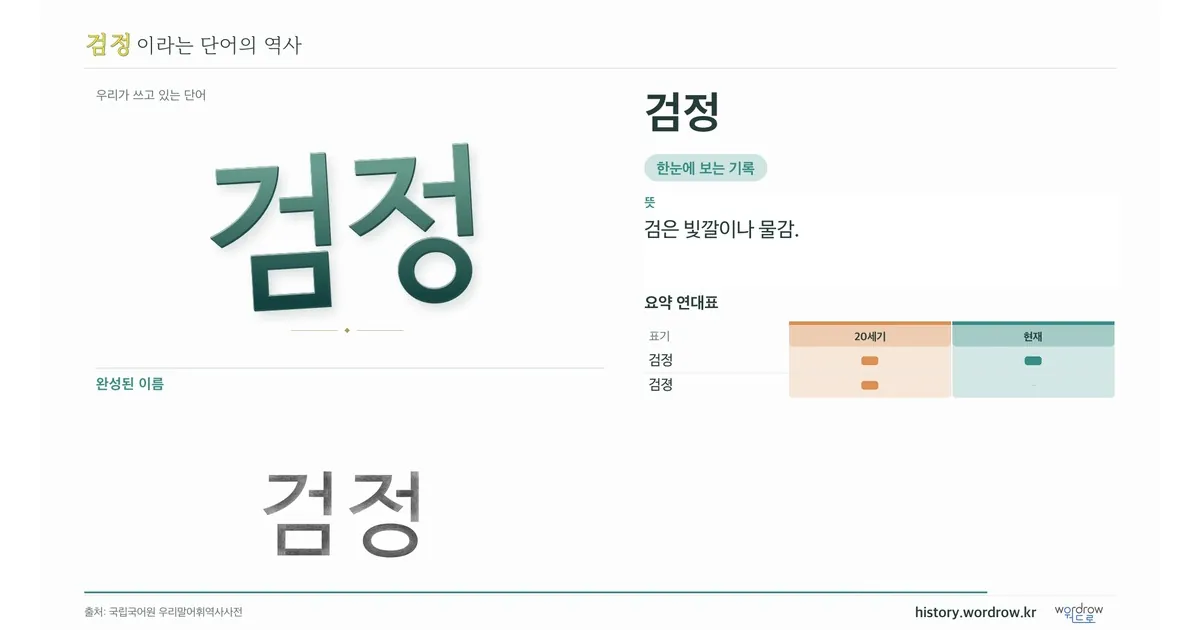 검정 대표 이미지
