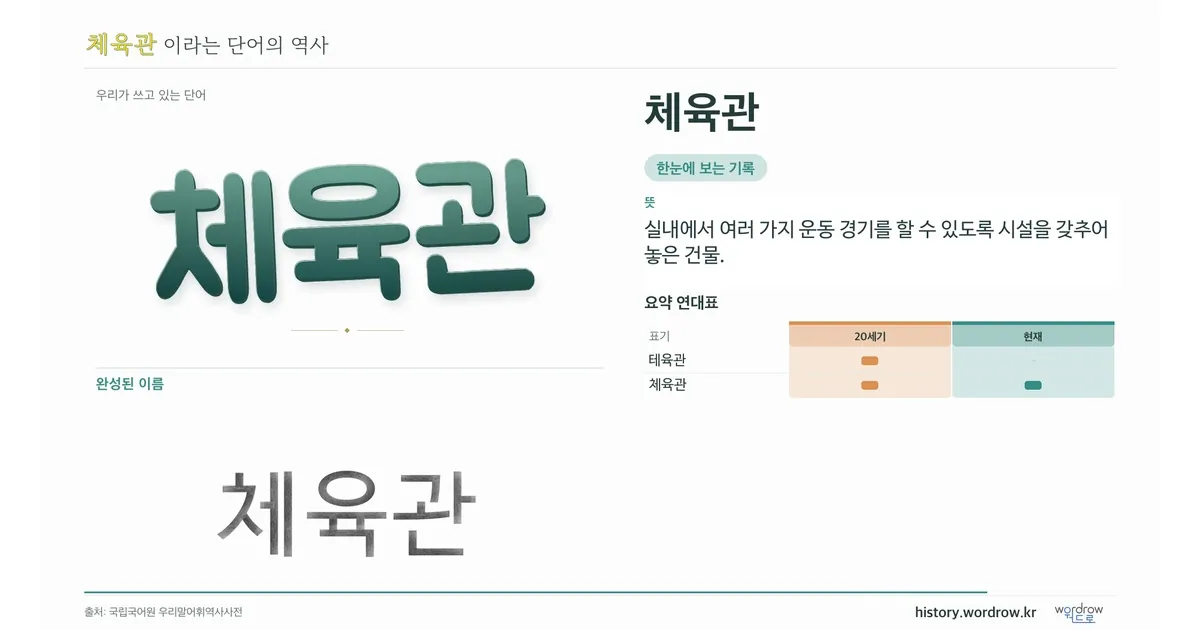 체육관 대표 이미지