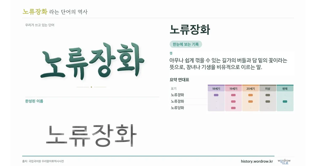 노류장화 대표 이미지