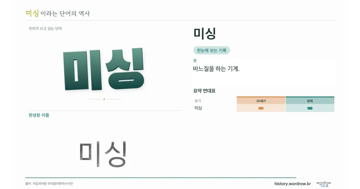 미싱 대표 이미지