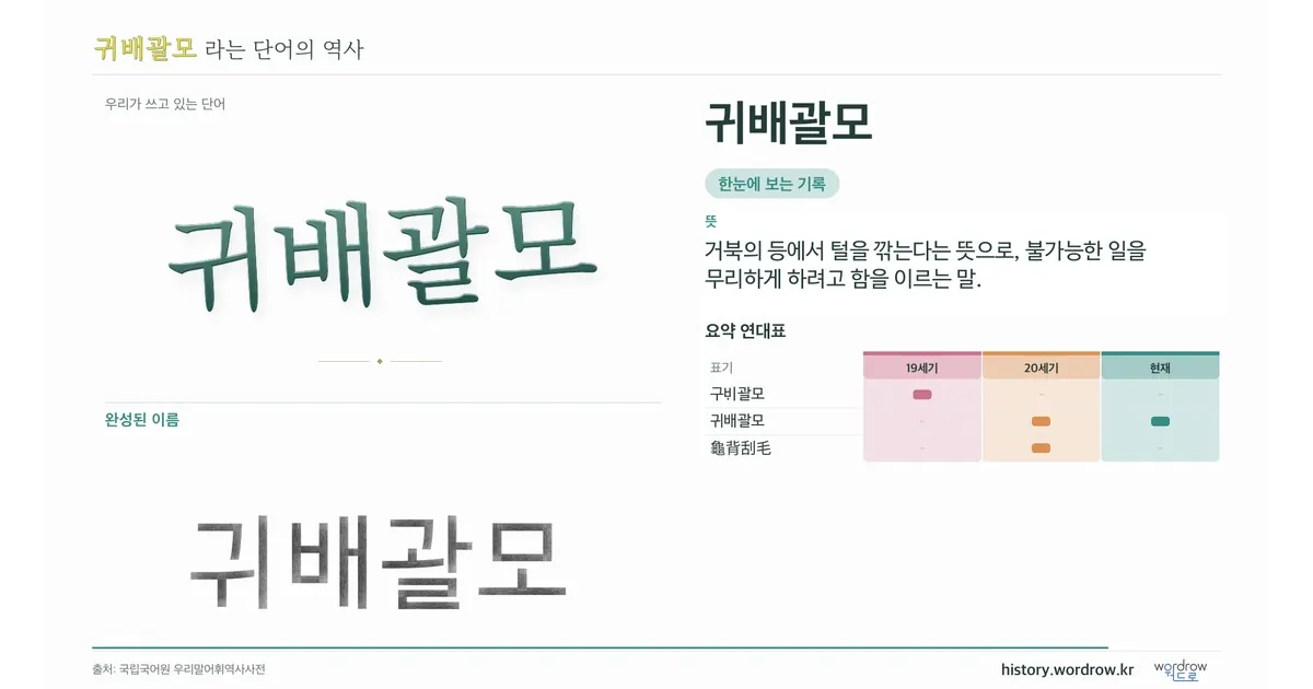 귀배괄모 대표 이미지