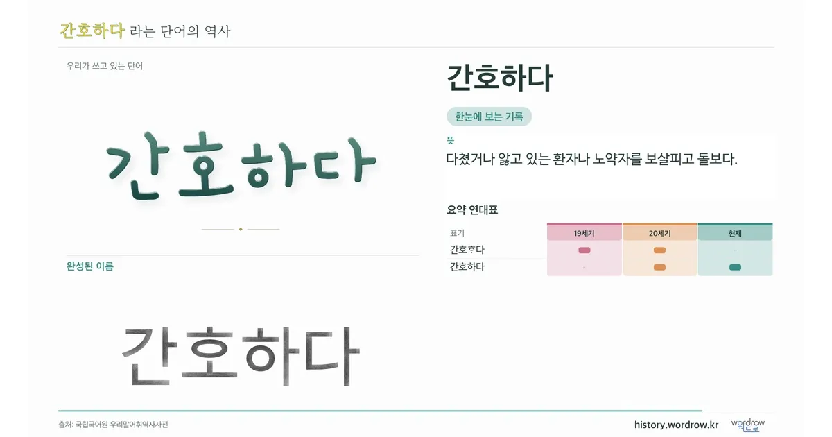 간호하다 대표 이미지