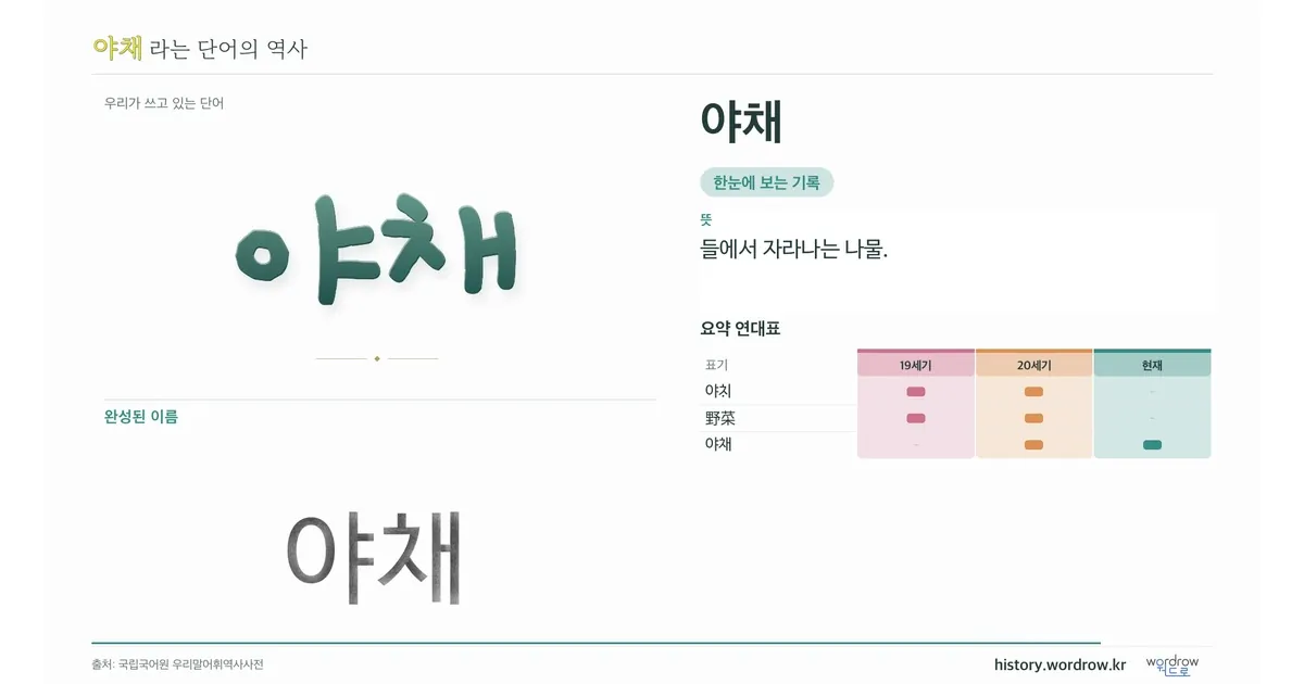 야채 대표 이미지