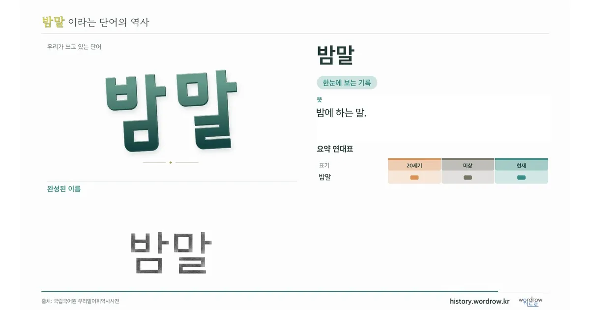 밤말 대표 이미지