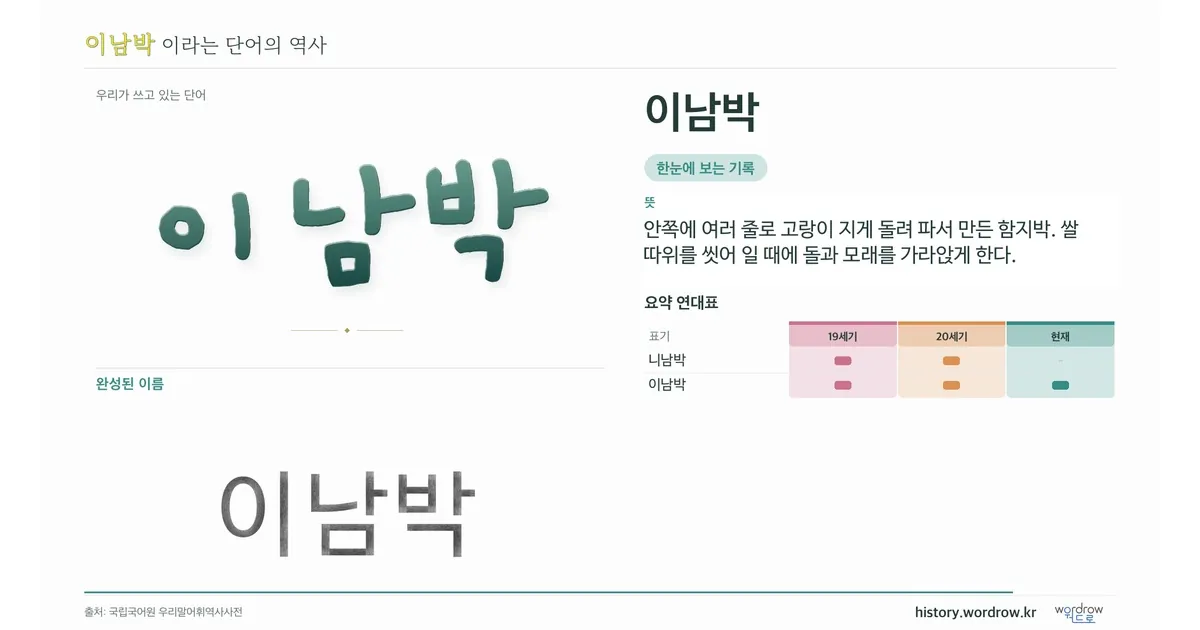 이남박 대표 이미지