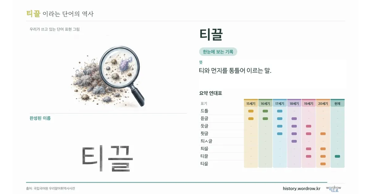 티끌 대표 이미지