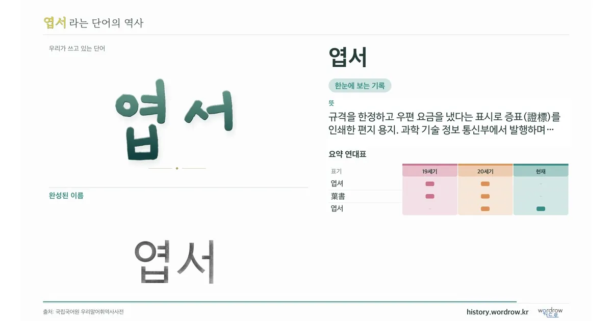 엽서 대표 이미지