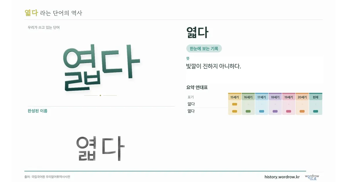 엷다 대표 이미지