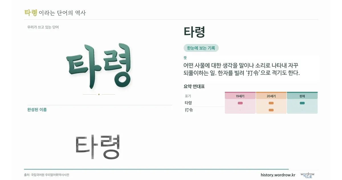 타령 대표 이미지