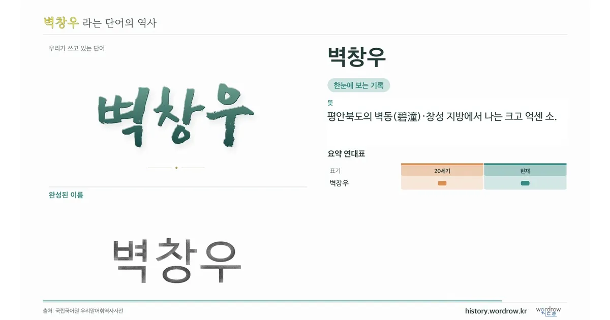 벽창우 대표 이미지