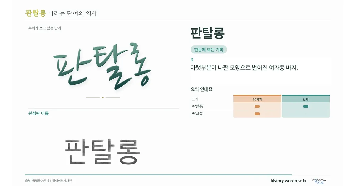 판탈롱 대표 이미지