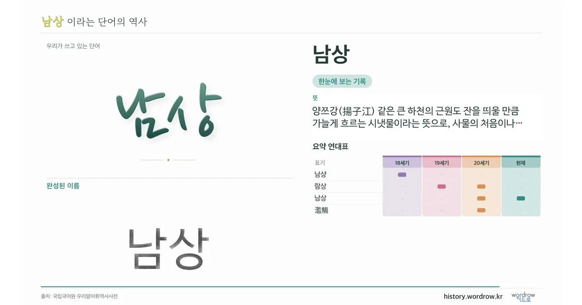 남상 대표 이미지