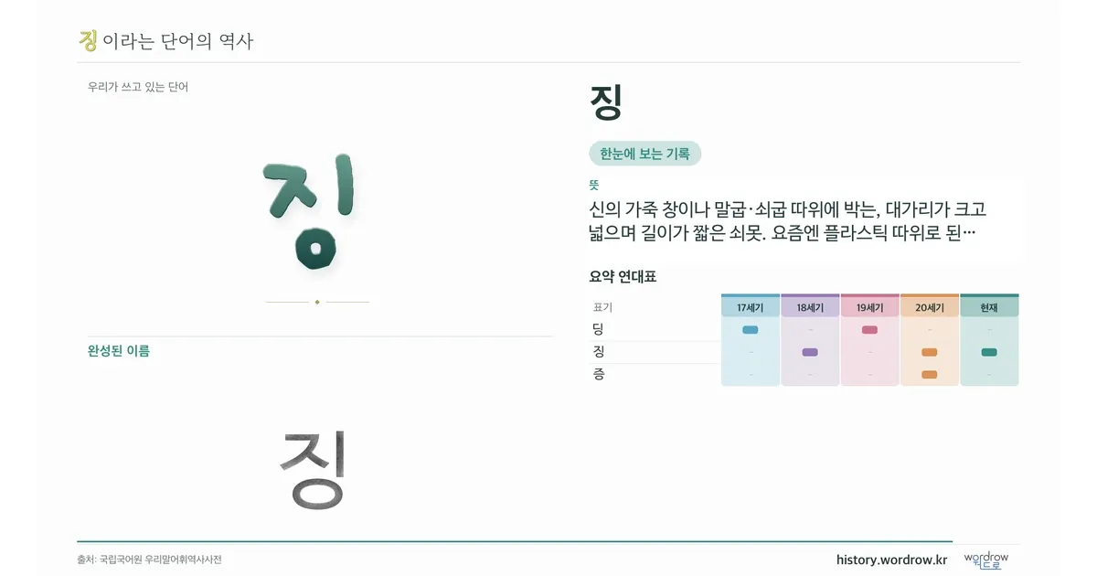 징 대표 이미지