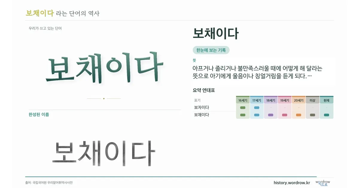 보채이다 대표 이미지