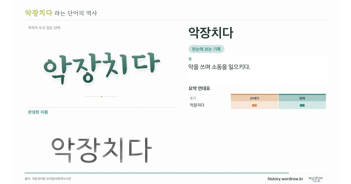 악장치다 대표 이미지