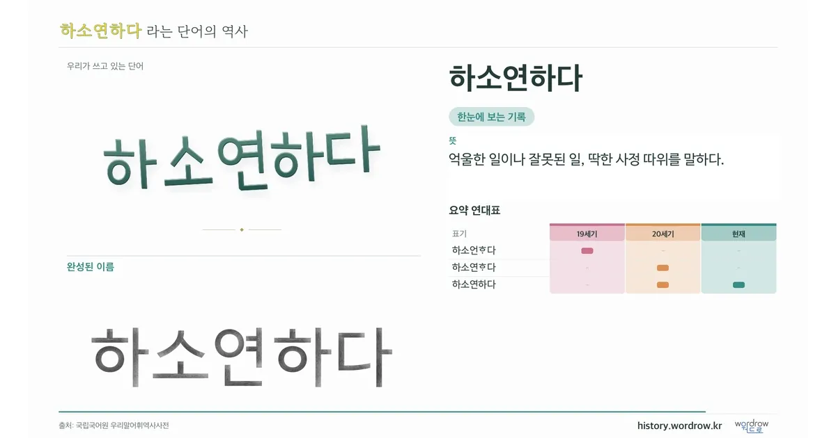 하소연하다 대표 이미지