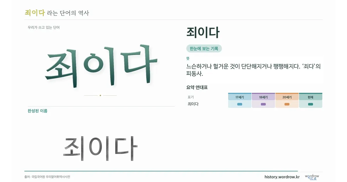 죄이다 대표 이미지