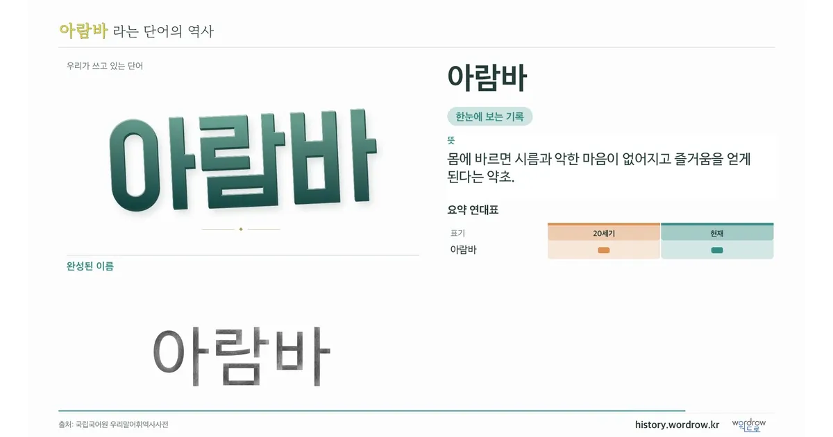 아람바 대표 이미지