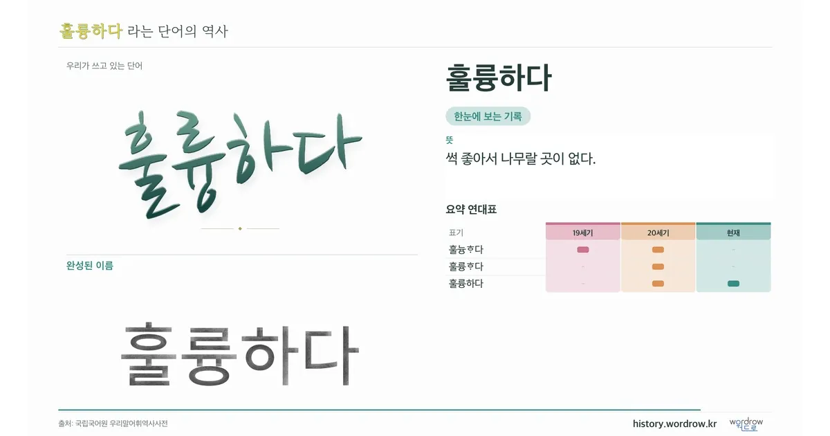 훌륭하다 대표 이미지