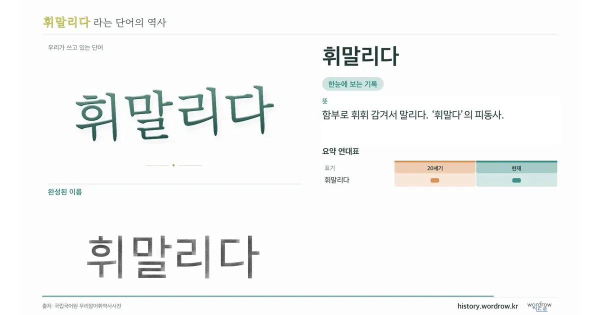 휘말리다 대표 이미지