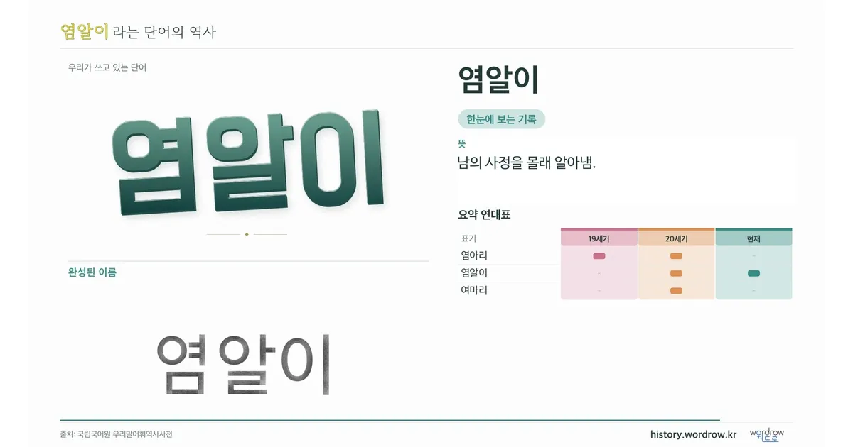 염알이 대표 이미지
