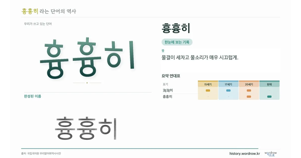 흉흉히 대표 이미지