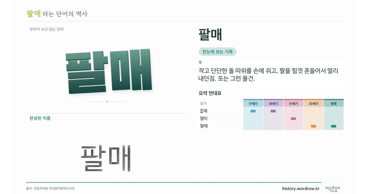 팔매 대표 이미지