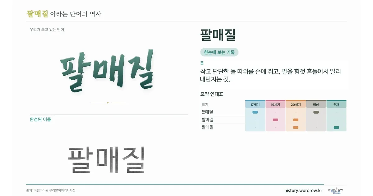 팔매질 대표 이미지