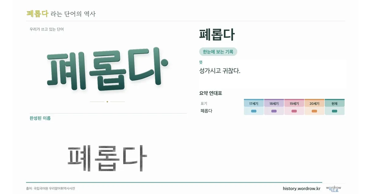 폐롭다 대표 이미지