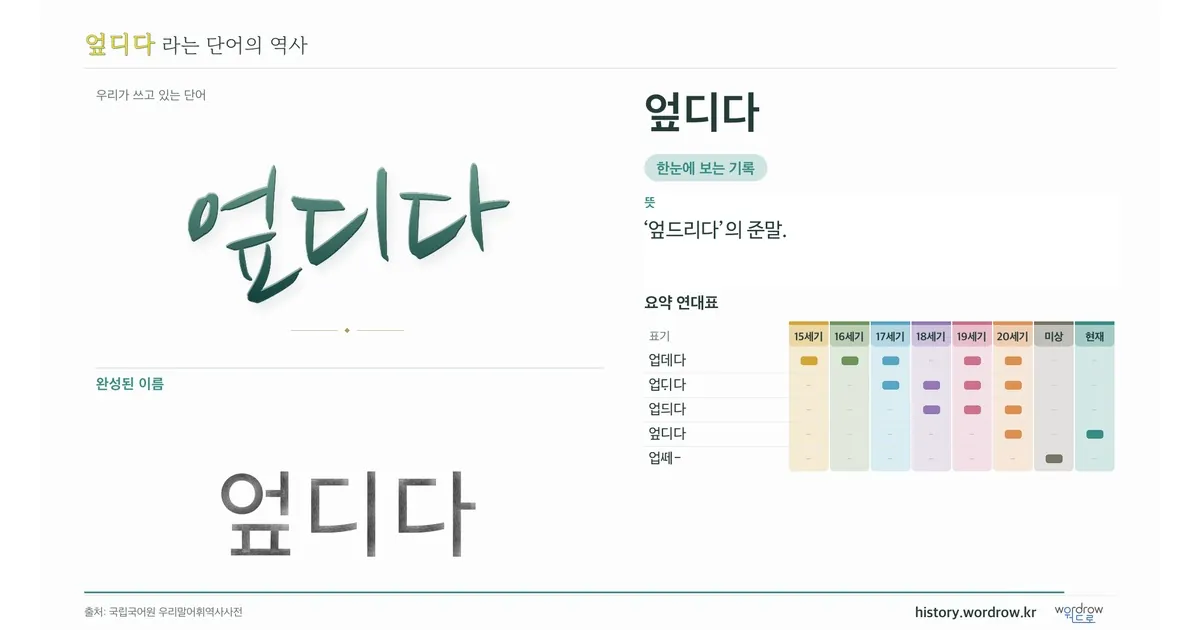 엎디다 대표 이미지