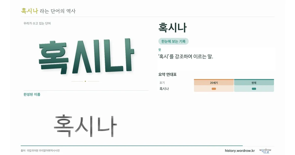 혹시나 대표 이미지