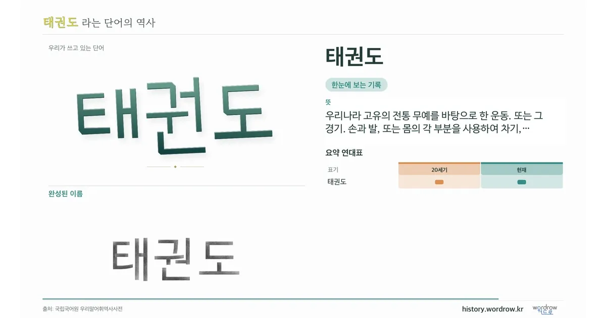 태권도 대표 이미지